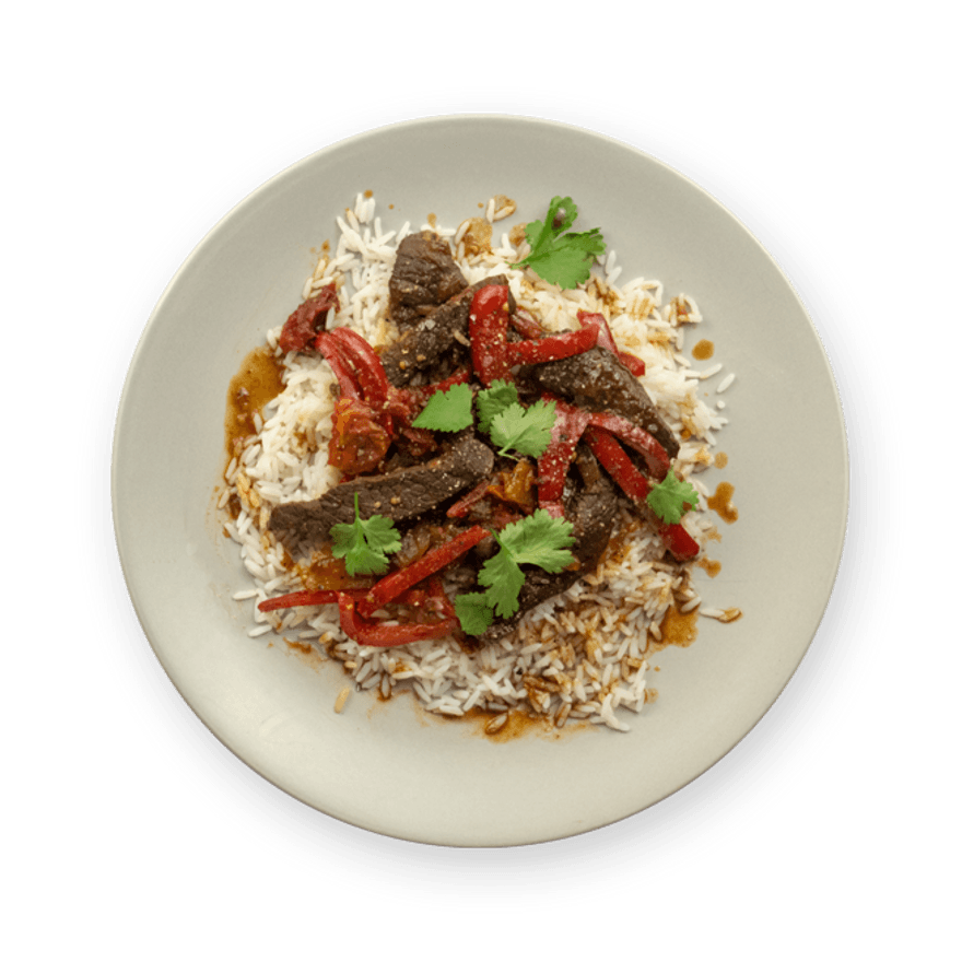 Salt & pepper steak