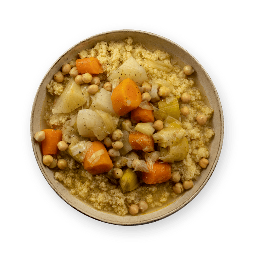 Couscous aux légumes d'hiver