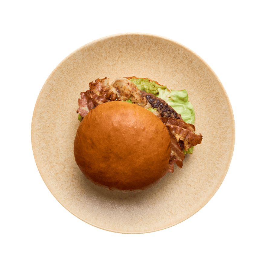 Burger au bacon & guacamole