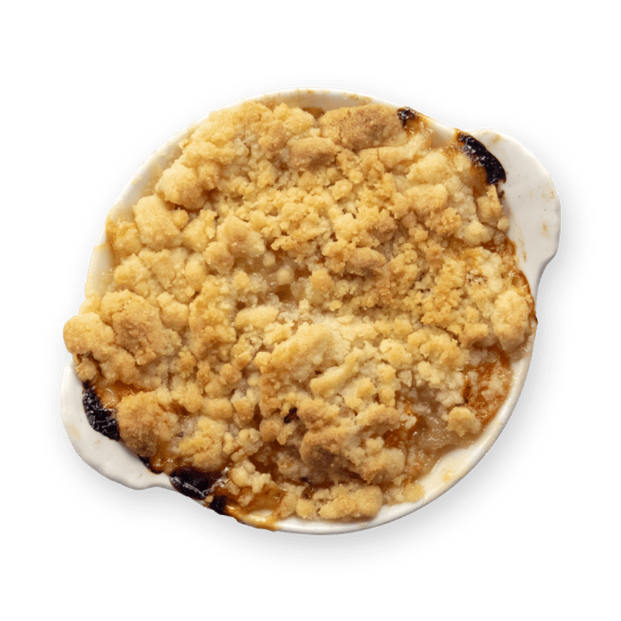 Crumble aux abricots