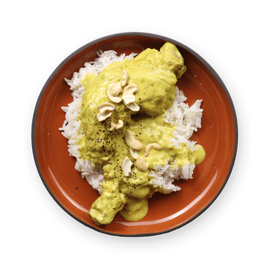 Poulet au curry vert + Recette de pâte de curry - Le riz Jaune 