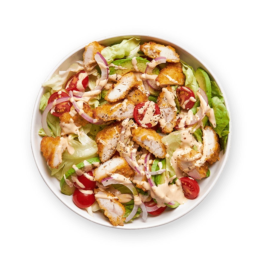 Crispy chicken salad