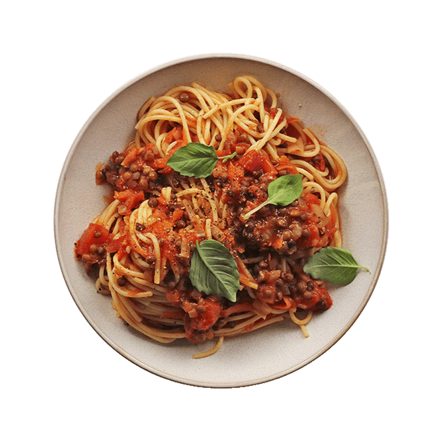 Spaghetti & bolognaise végé