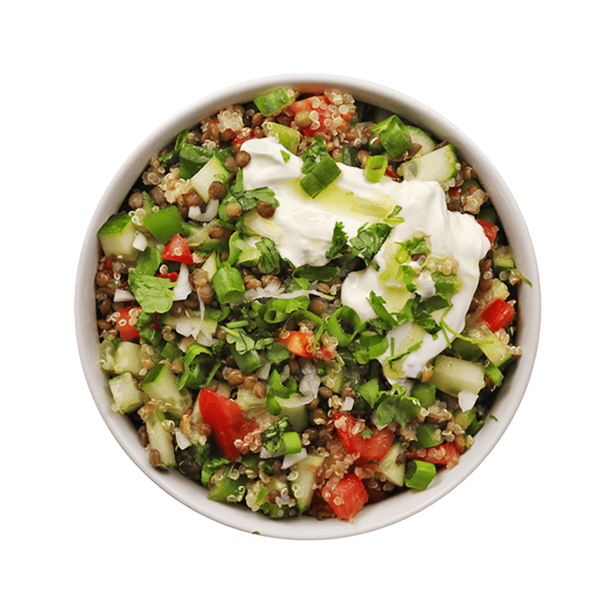 Salade de quinoa & yaourt