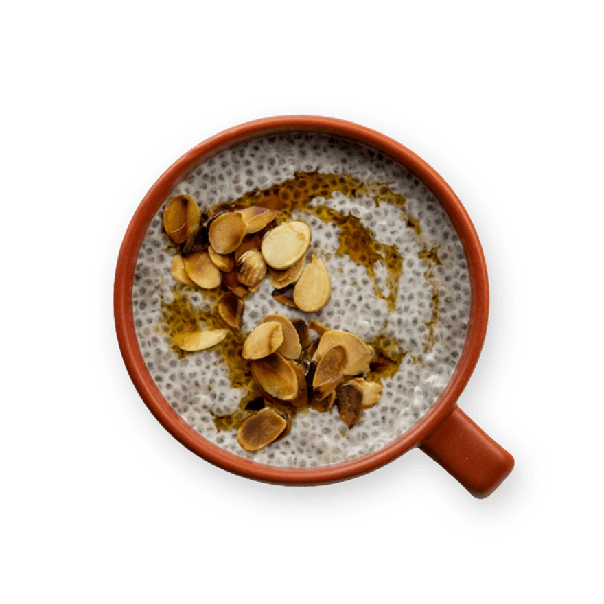 Pudding de chia aux amandes