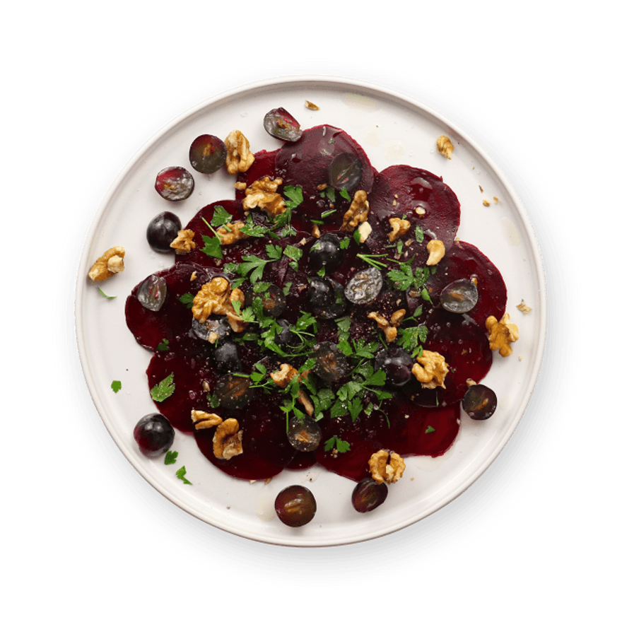 Beet carpaccio