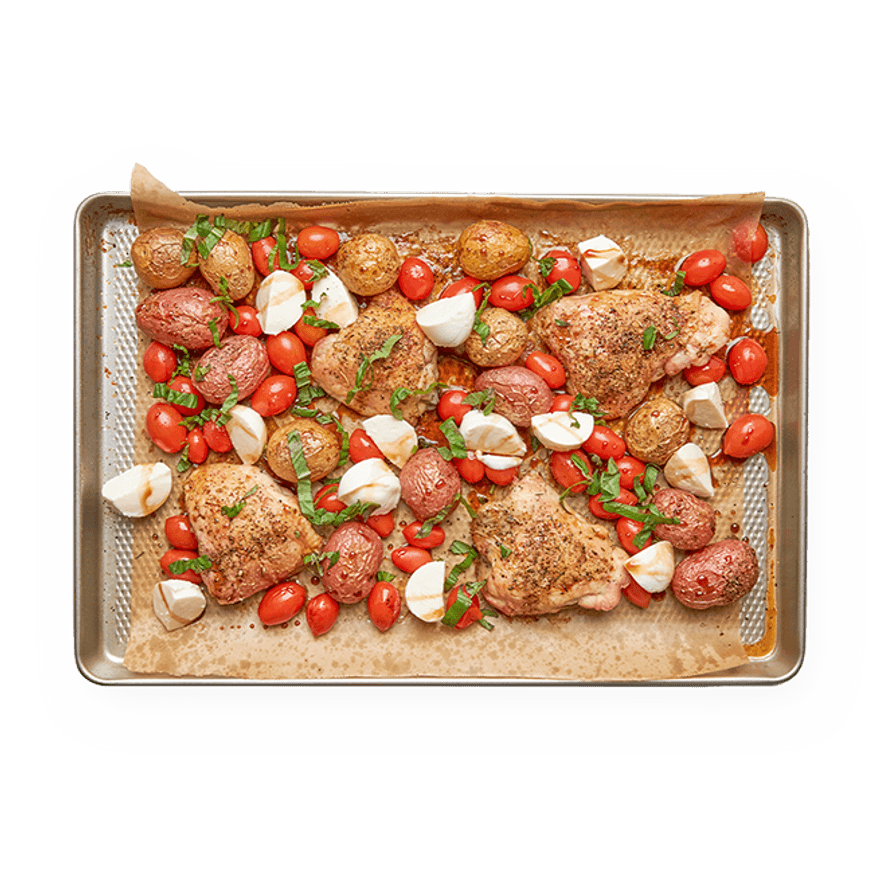 One pan poulet caprese