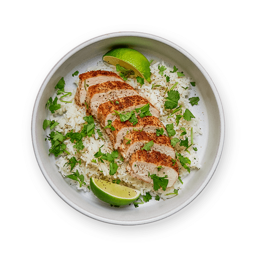 Jow - Recette : Poulet coriandre & citron vert