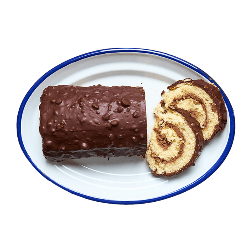 Bûche de Noël choco noisette & mascarpone
