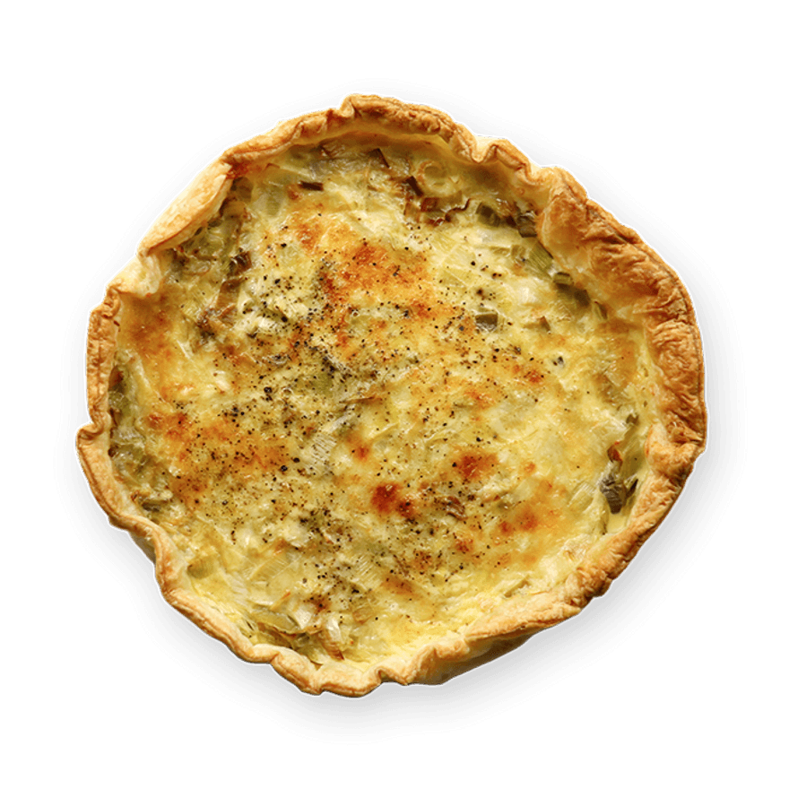 Quiche comté poireau