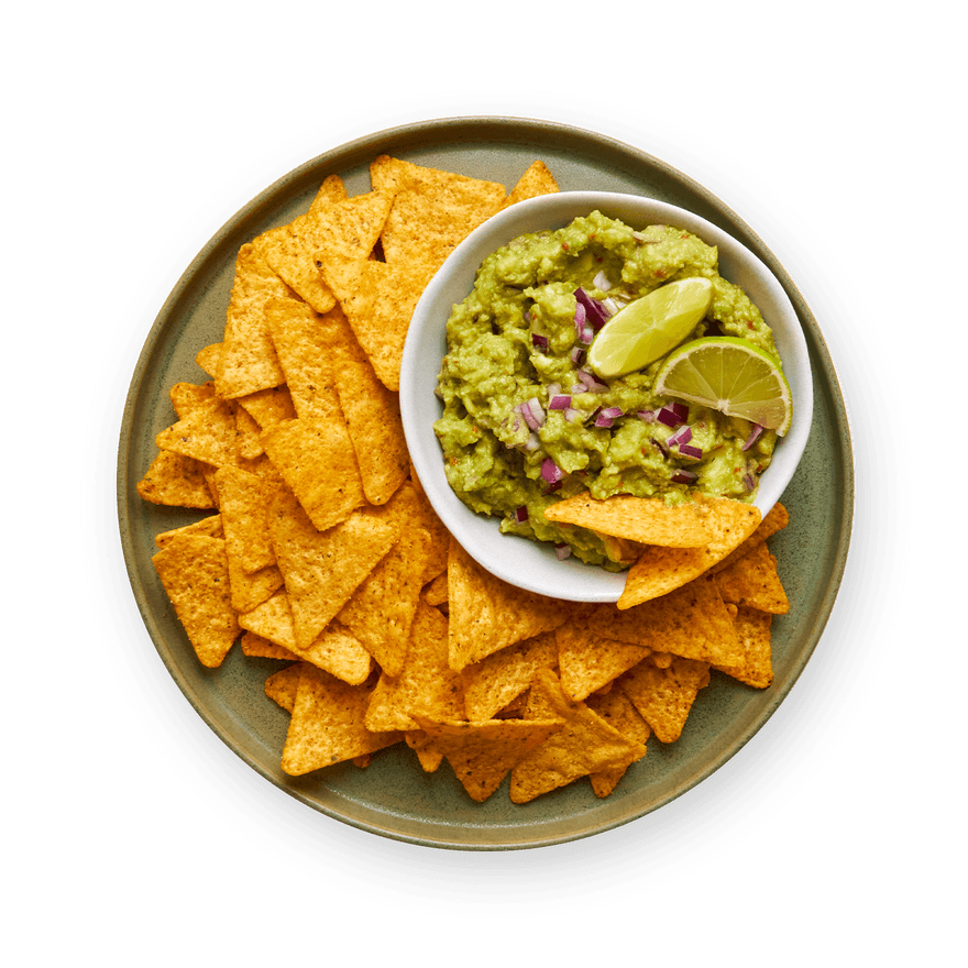 Guacamole maison & tortilla chips