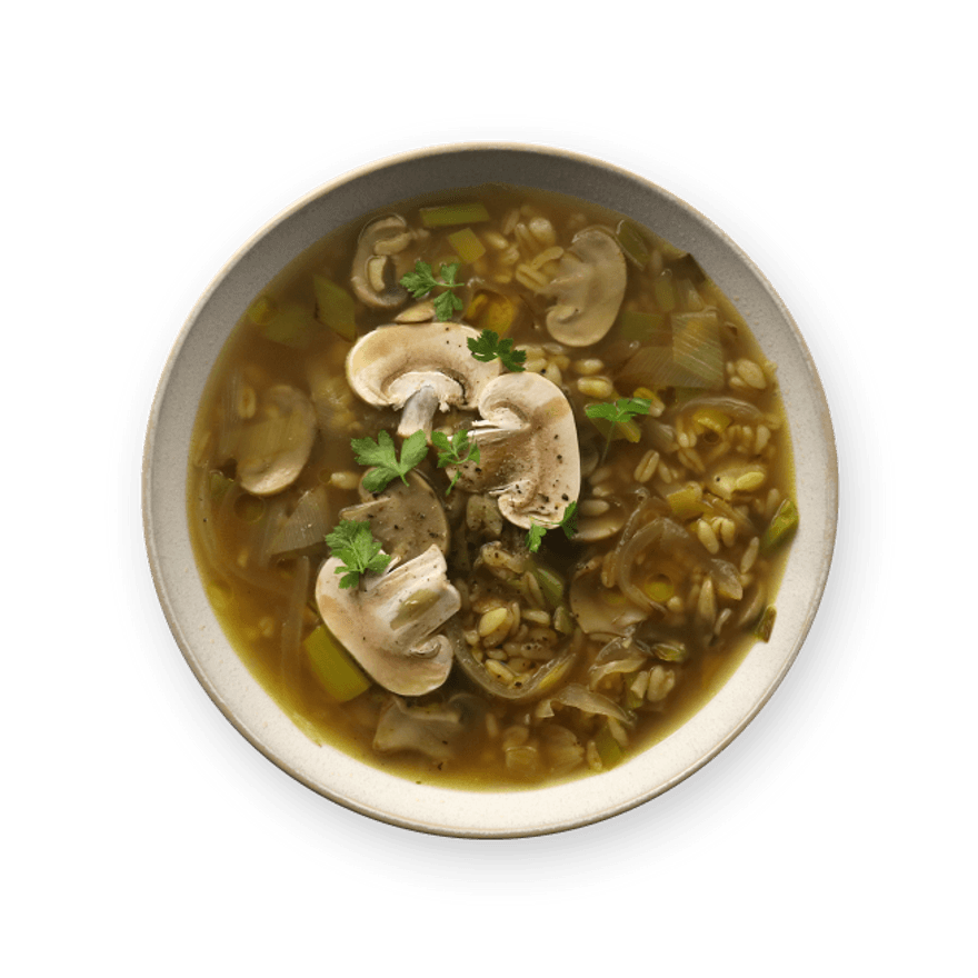Leek & Mushroom Soup