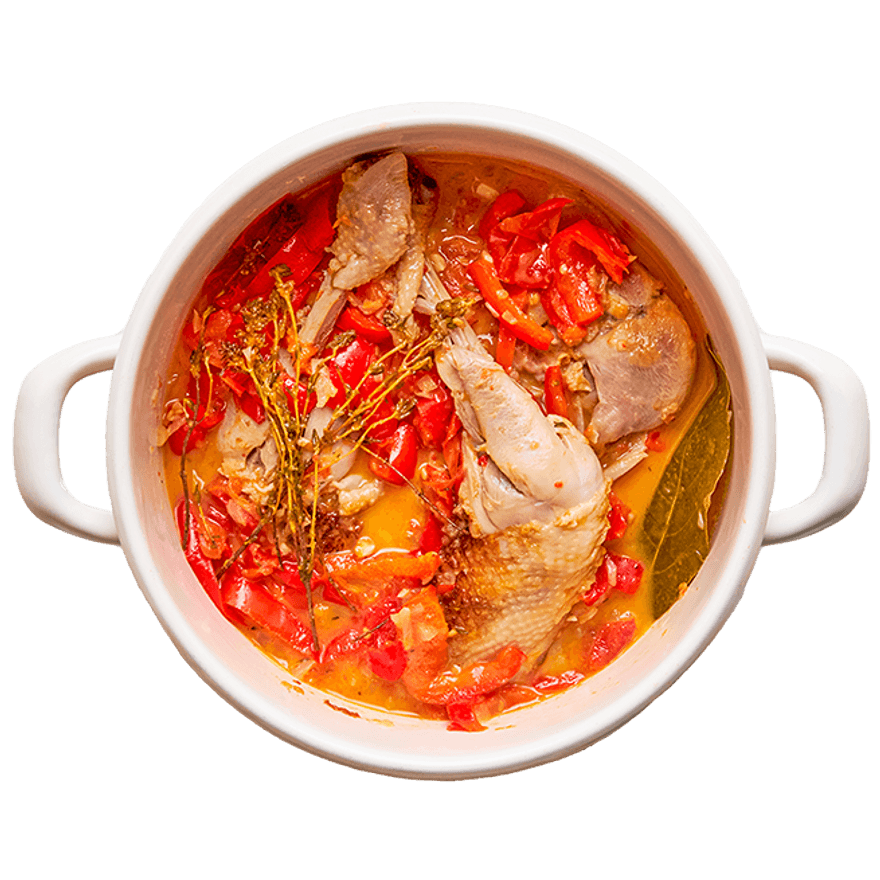 Poulet basquaise