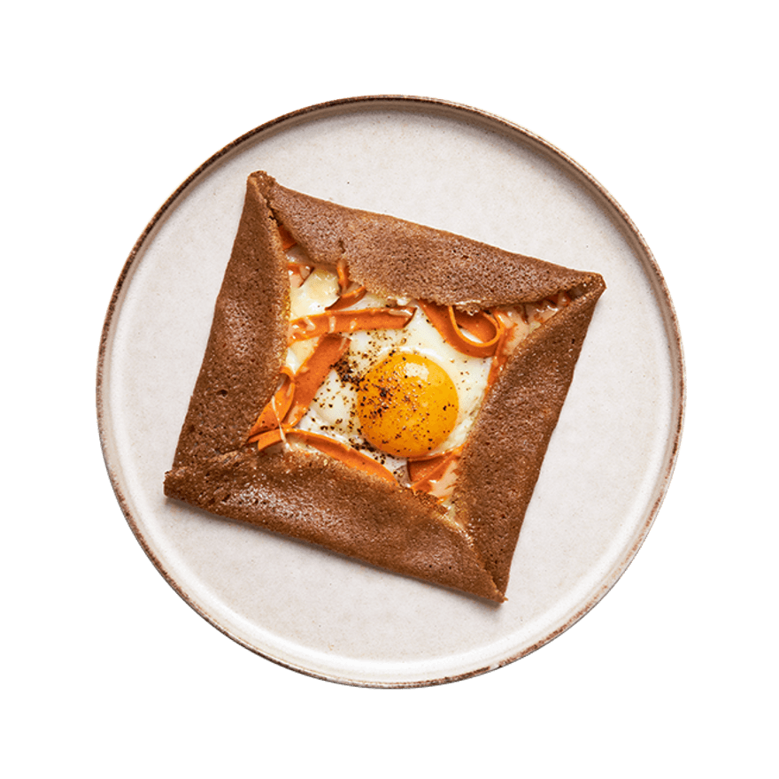 Galette complète aux tranches végé