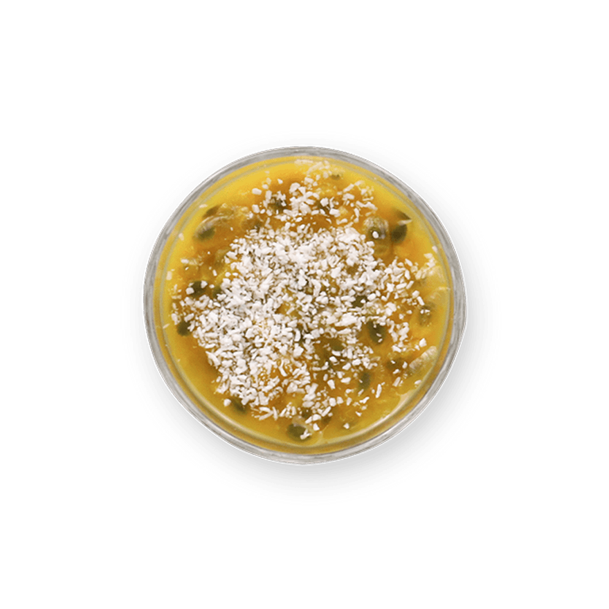 Passion Fruit & Coconut Chia Pudding