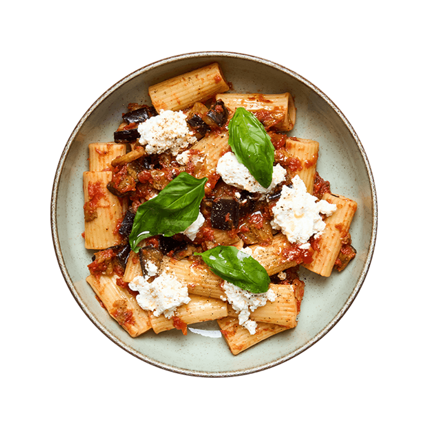 Pasta alla Norma au air-fryer