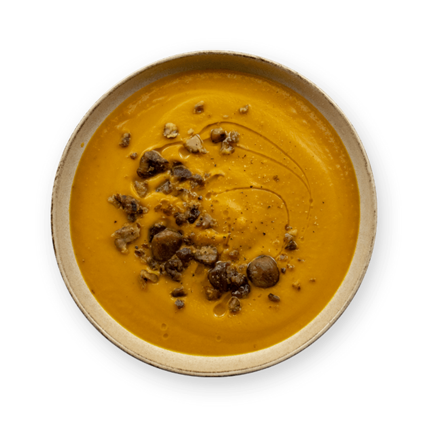 Soupe veloutée de potimarron et pommes de terre : Recette de Soupe