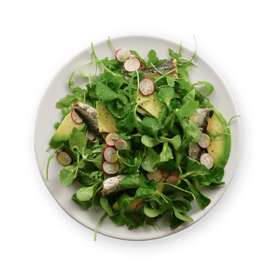 Salade sardine & avocat