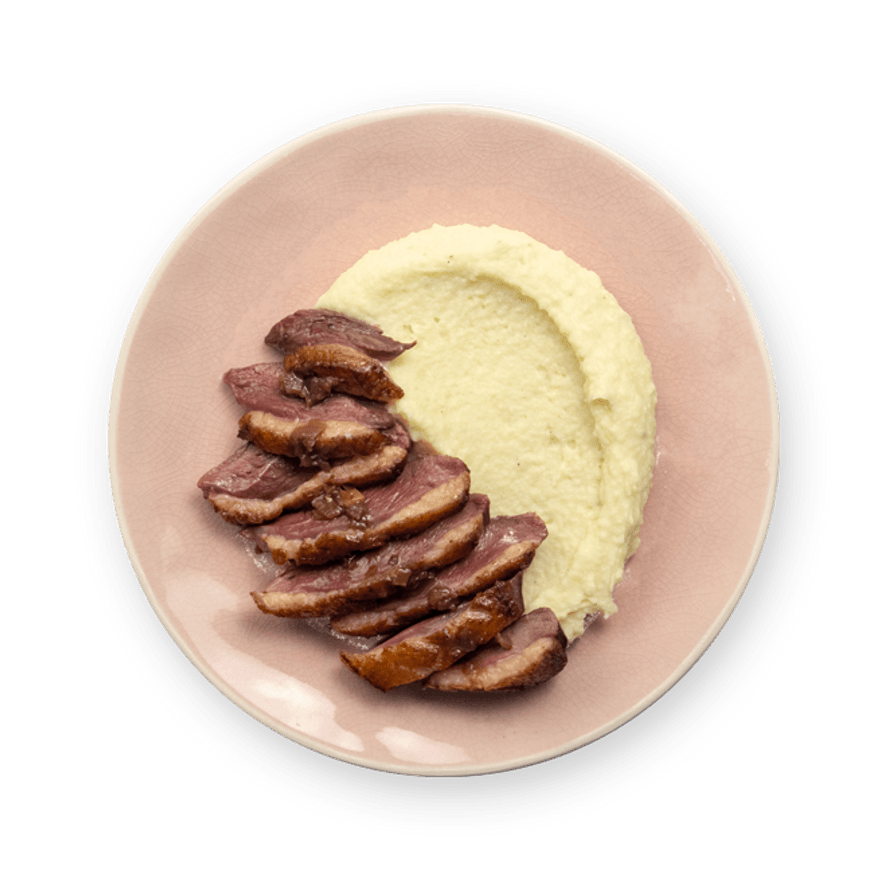 Magret de canard & purée