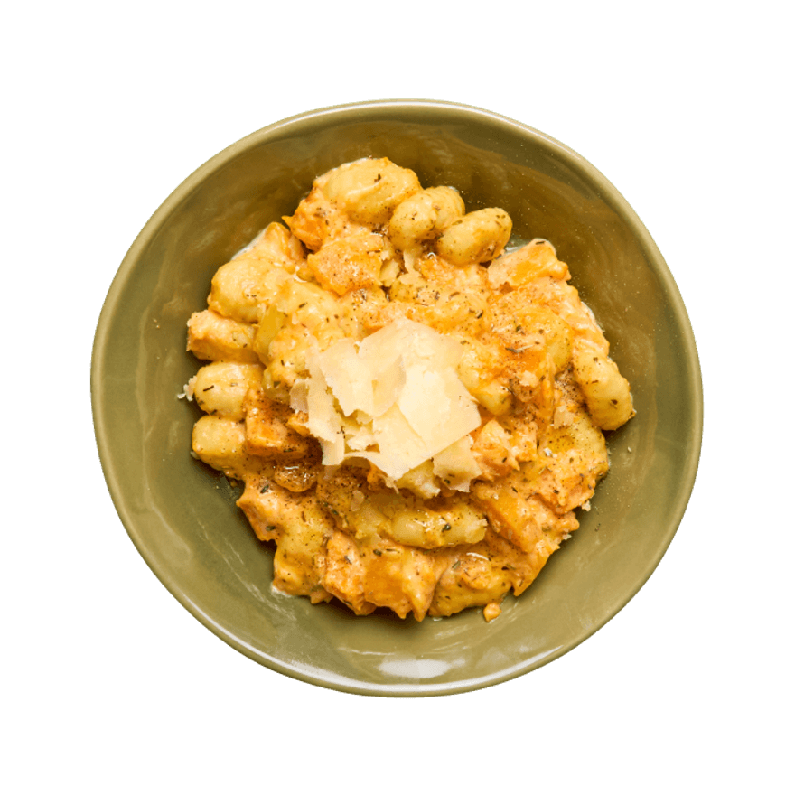 Gnocchi à la crème de cantal & butternut