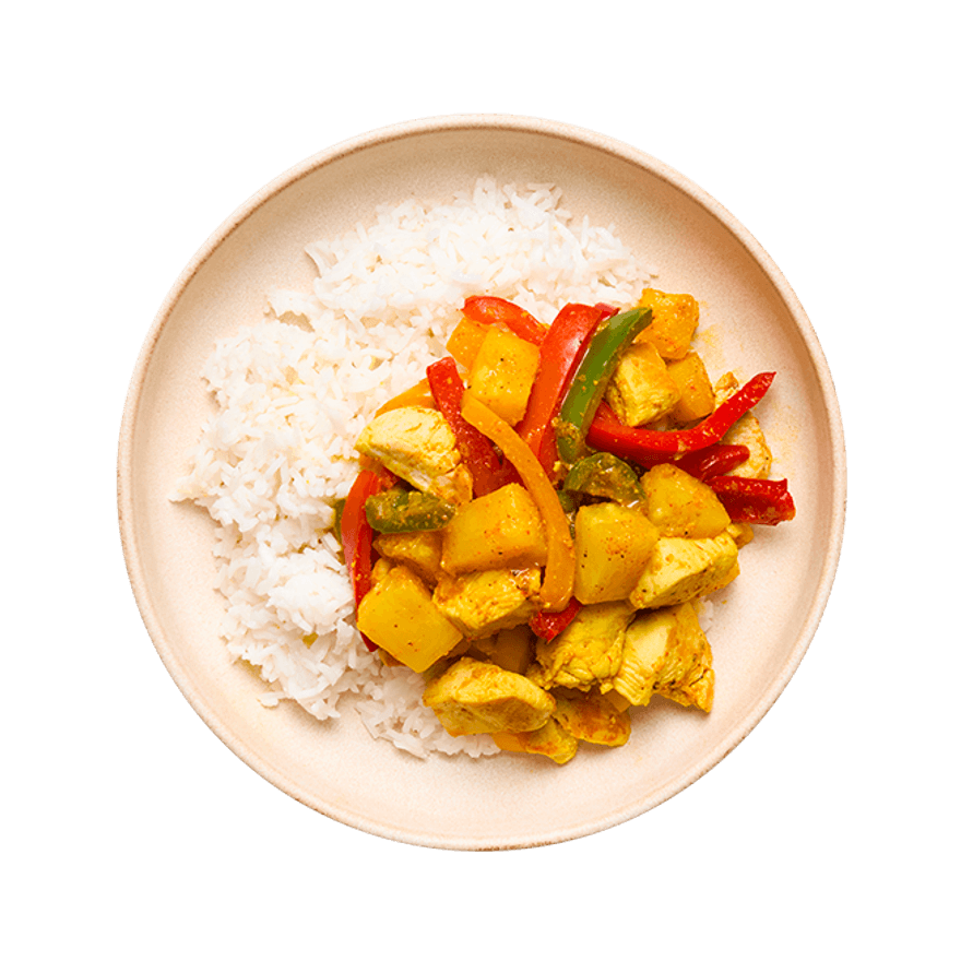 Sauté de poulet à l'ananas
