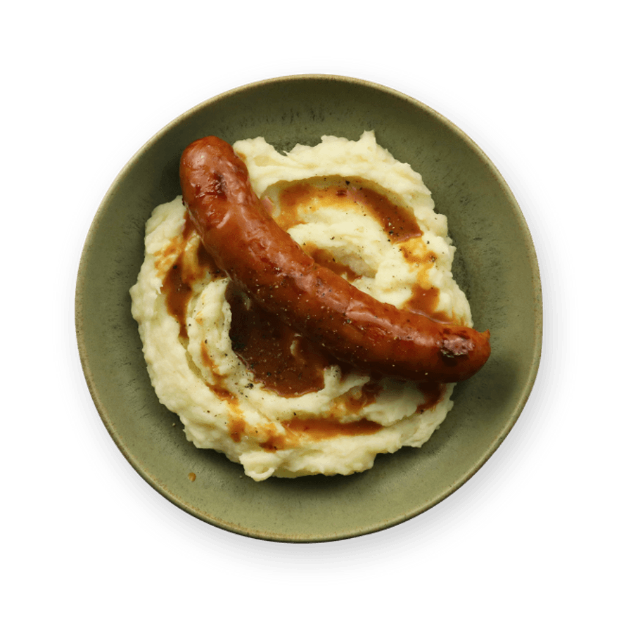 Saucisse & purée maison