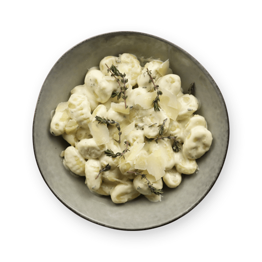 Gnocchi crème de parmesan & thym