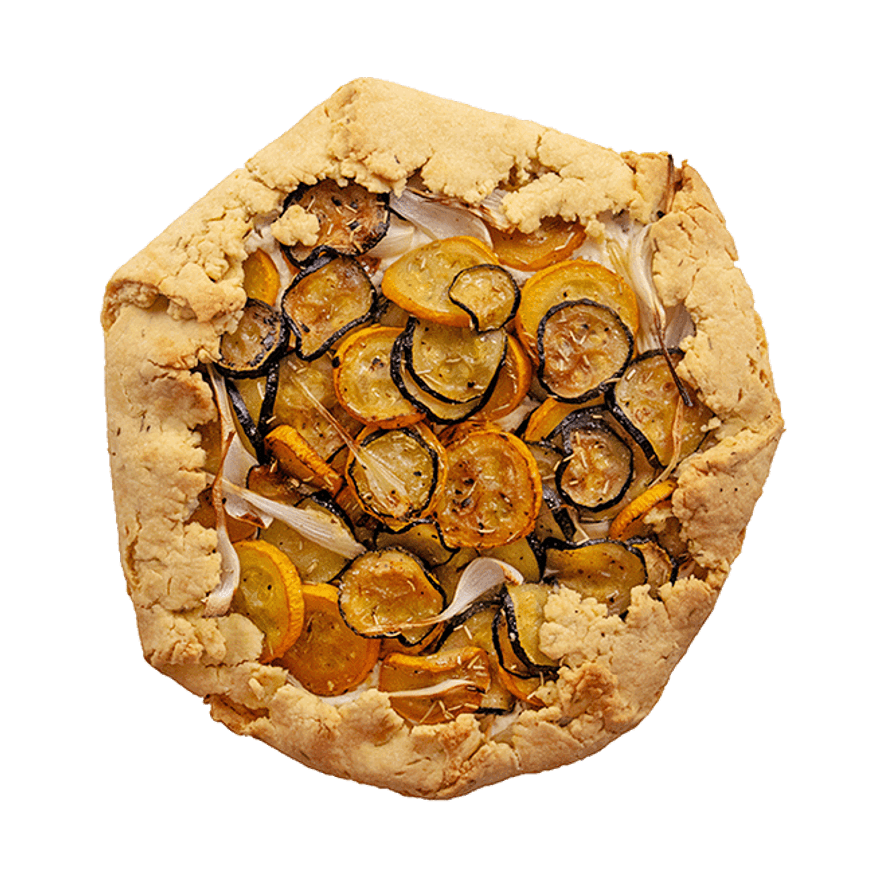 Tarte rustique courgettes & ricotta