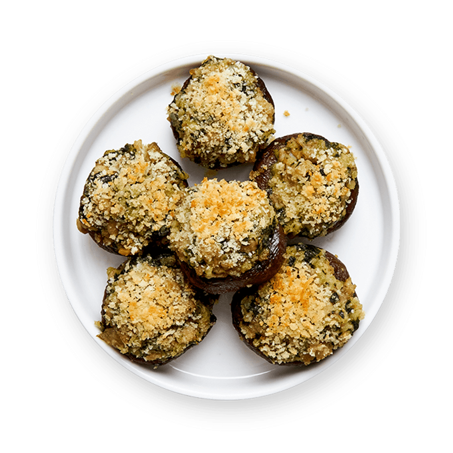 Sausage & Spinach Stuffed Mushrooms