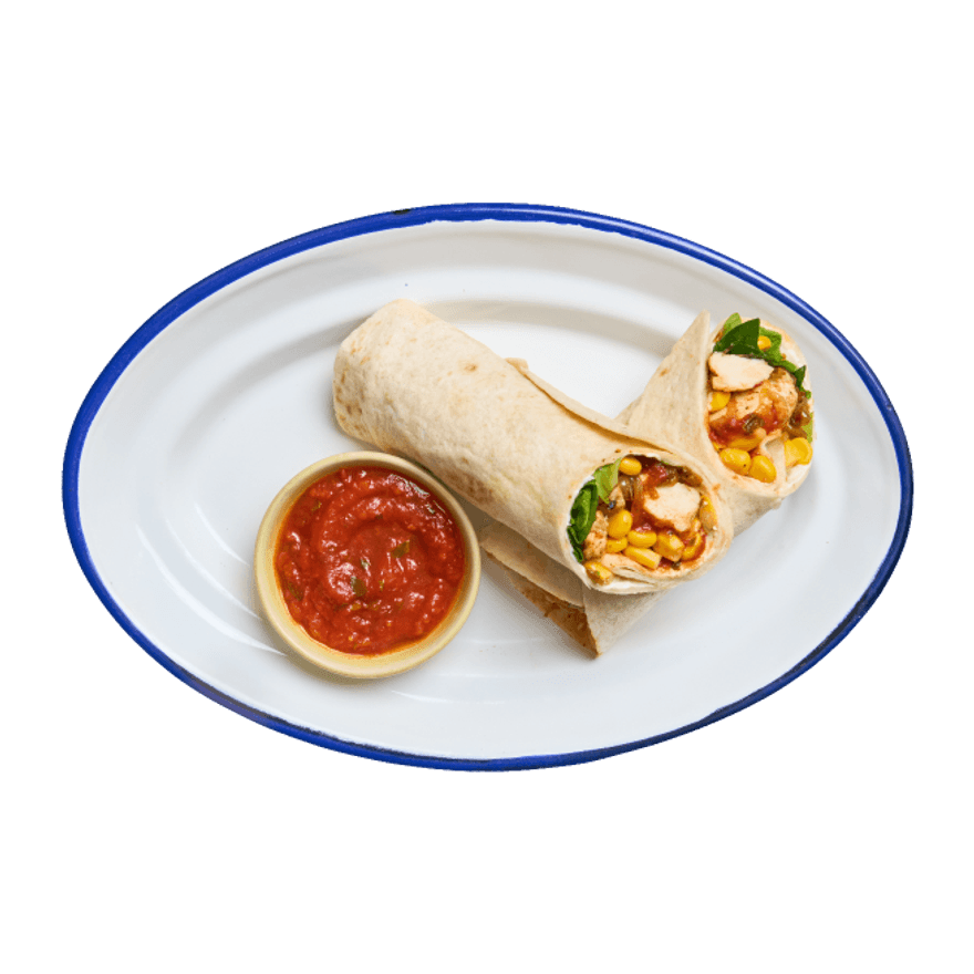 Wrap de poulet à la mexicaine