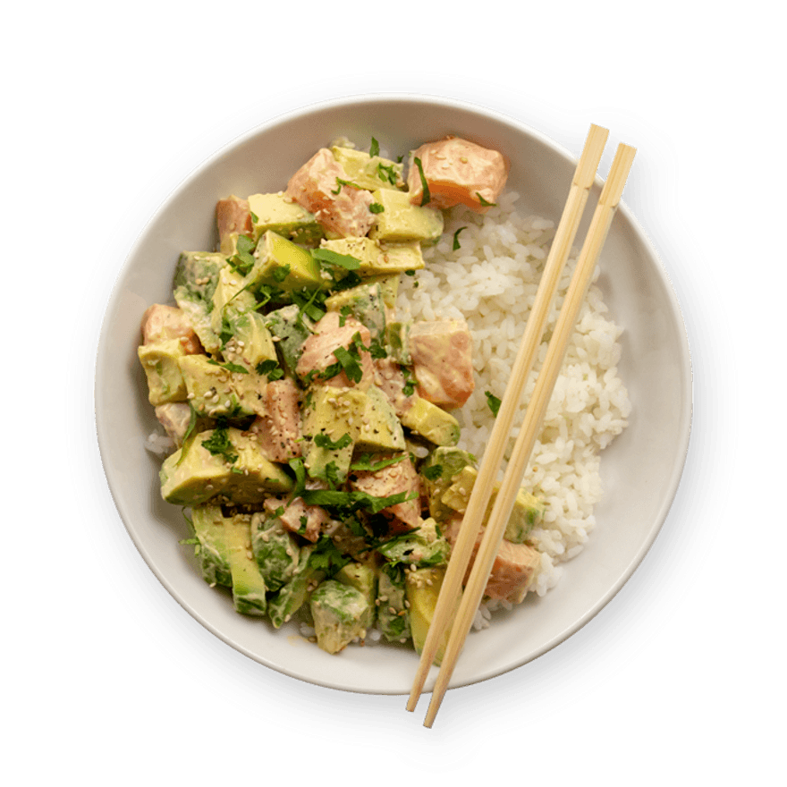 Spicy salmon Poke