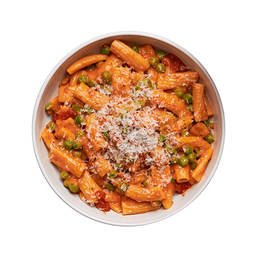 One pot de rigatoni à l'arrabbiata