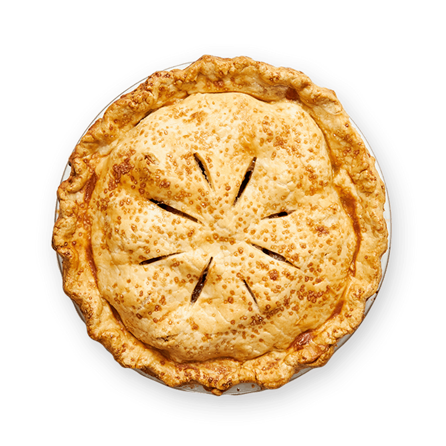 Classic American apple pie