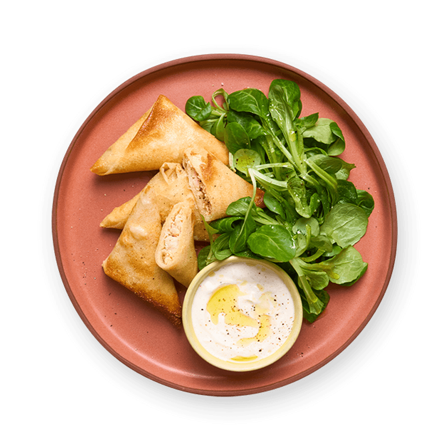 Samoussas saumon au air-fryer