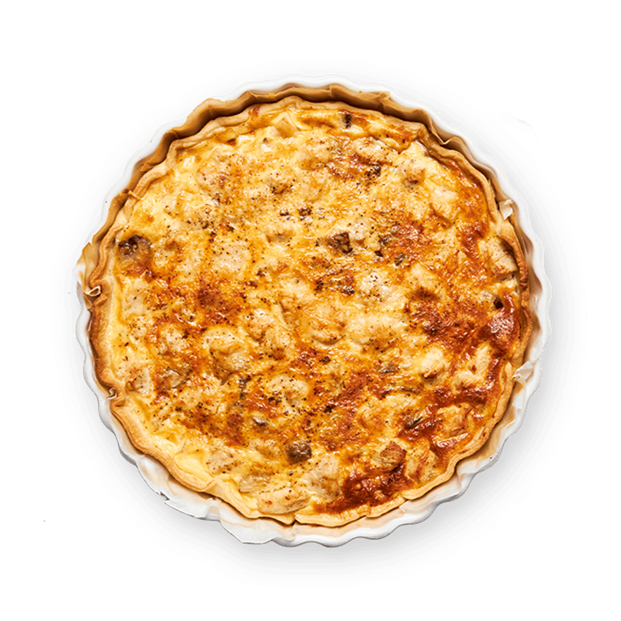 Quiche champignon & poulet