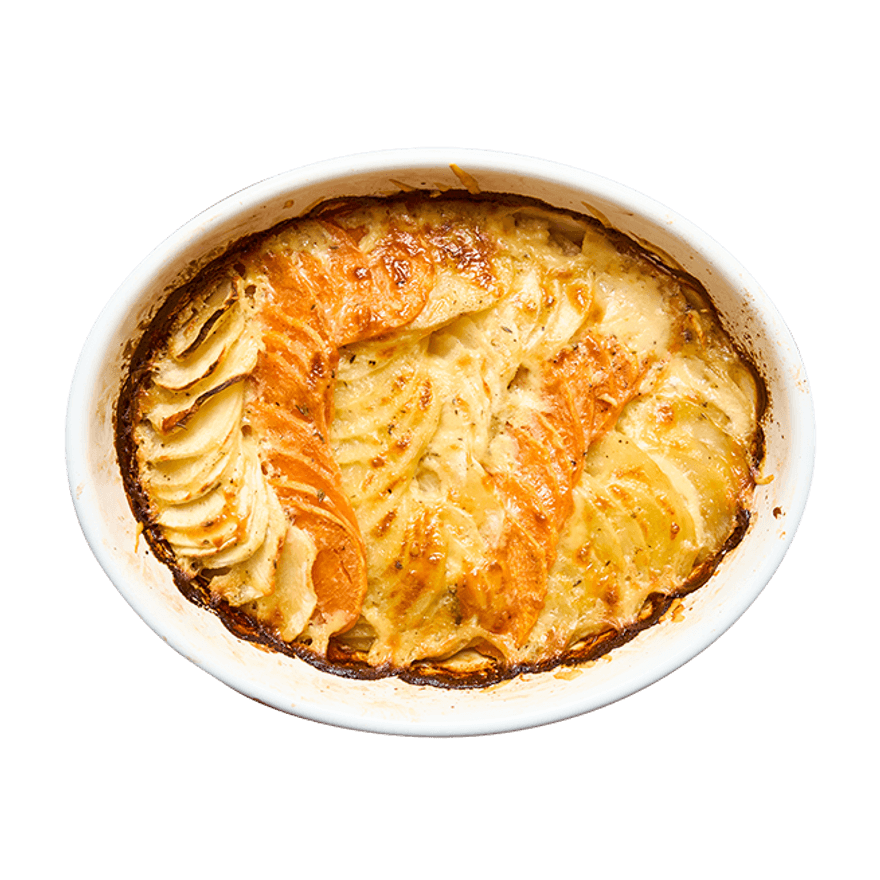 Gratin de légumes racines