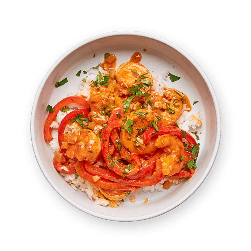 Curry thaï aux crevettes