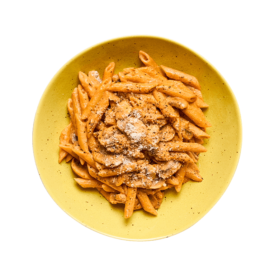 Pâtes crémeuses aux champignons à l'italienne