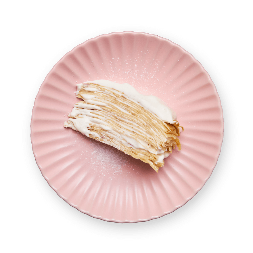 Gâteau de crêpes à la chantilly