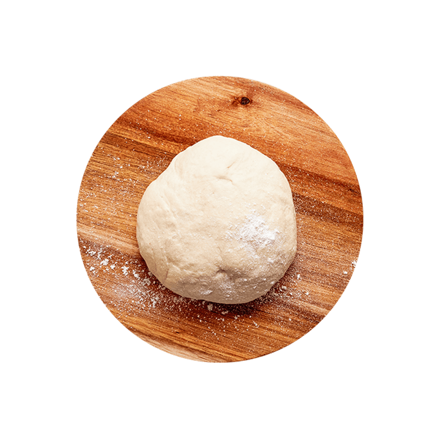 Homemade pizza dough