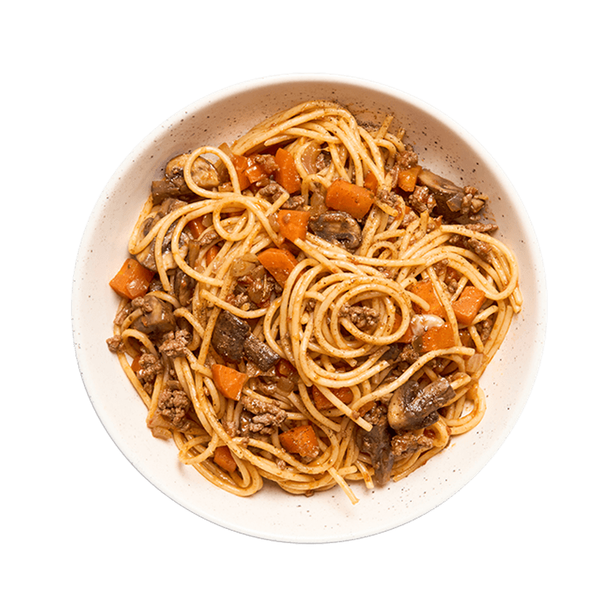 Linguine à la bolognaise maison