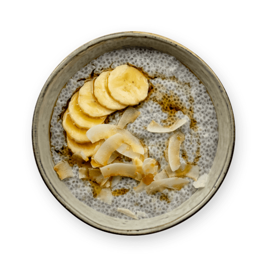 Coco Banana Chia Pudding