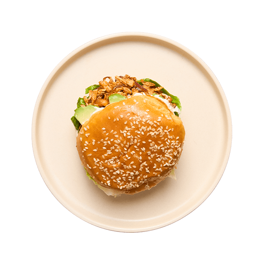 Burger végé façon pulled pork