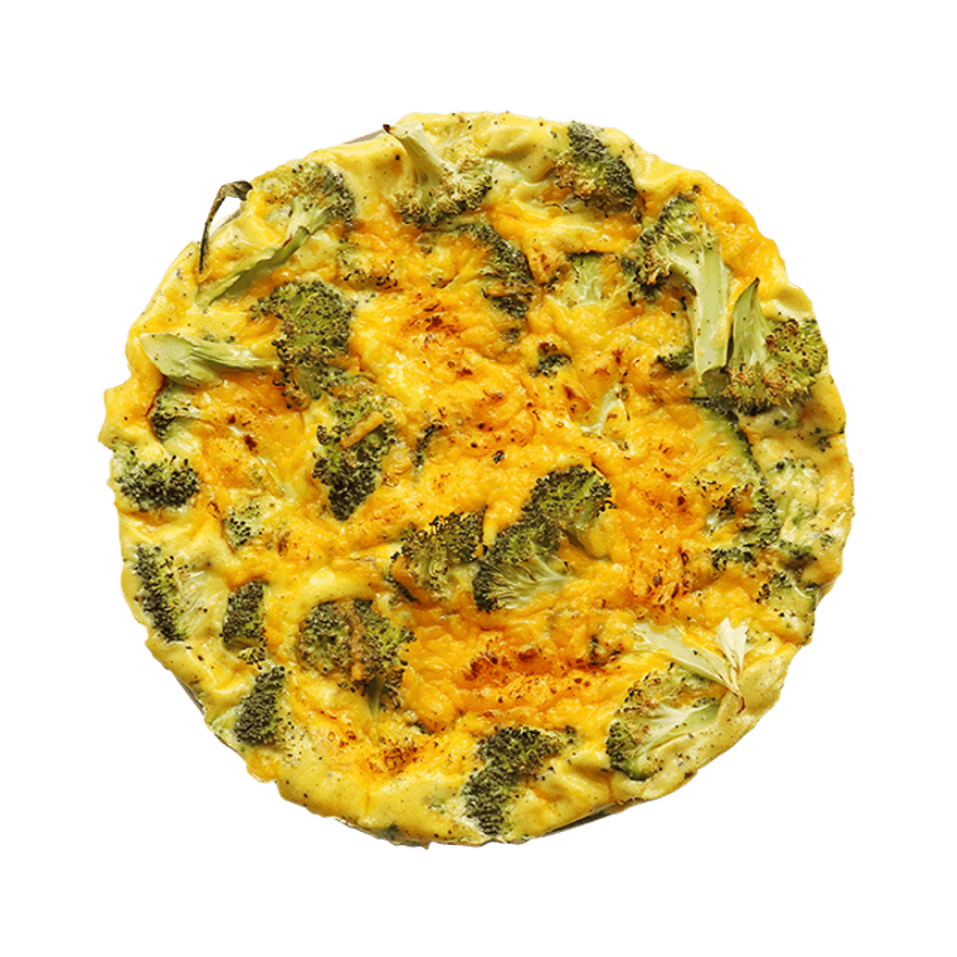 Frittata brocoli & cheddar