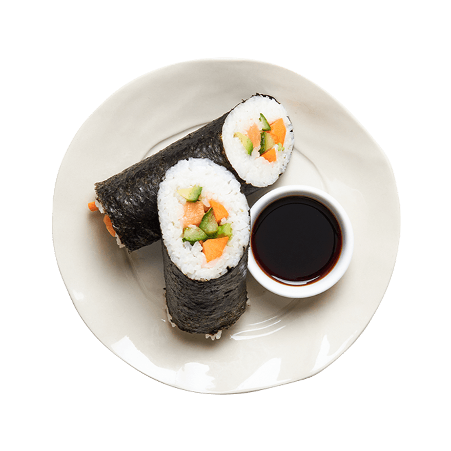 Sushi burrito saumon avocat