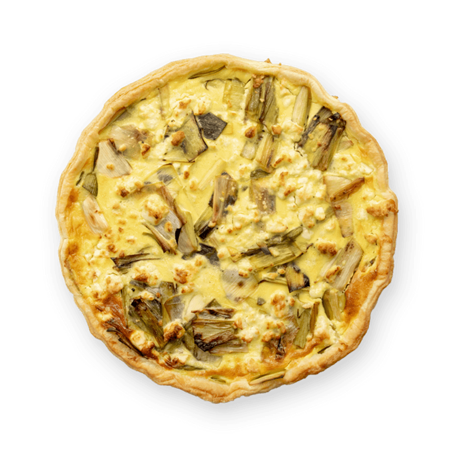 Quiche poireau feta