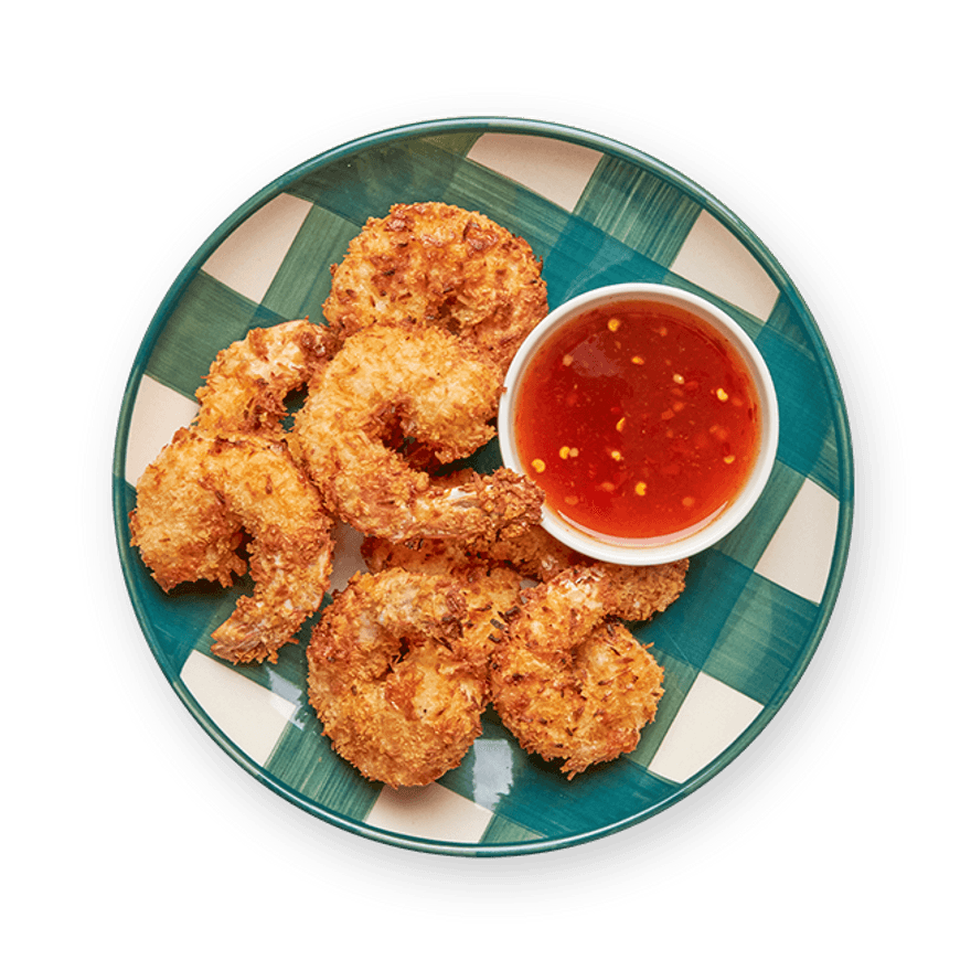 Crevettes noix de coco au air-fryer