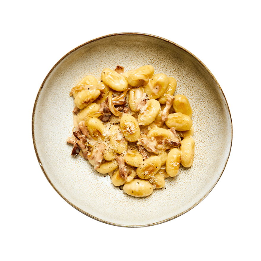 Gnocchi façon carbonara