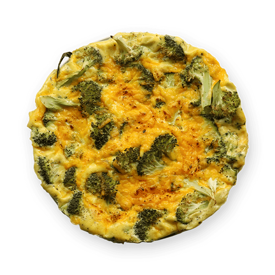 Frittata brocoli & cheddar