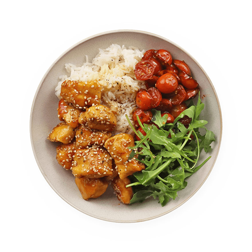 Chicken teriyaki summer bowl